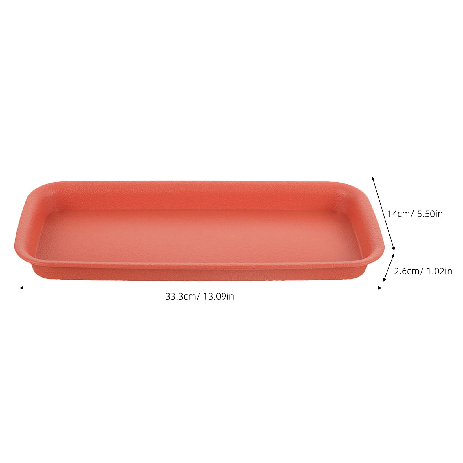 2Pcs Heavy Duty Plastic Flower Pot Tray Water Resistant Plant Saucer for Indoor Plants Garden Decor Drainage Drip Tray Planter
