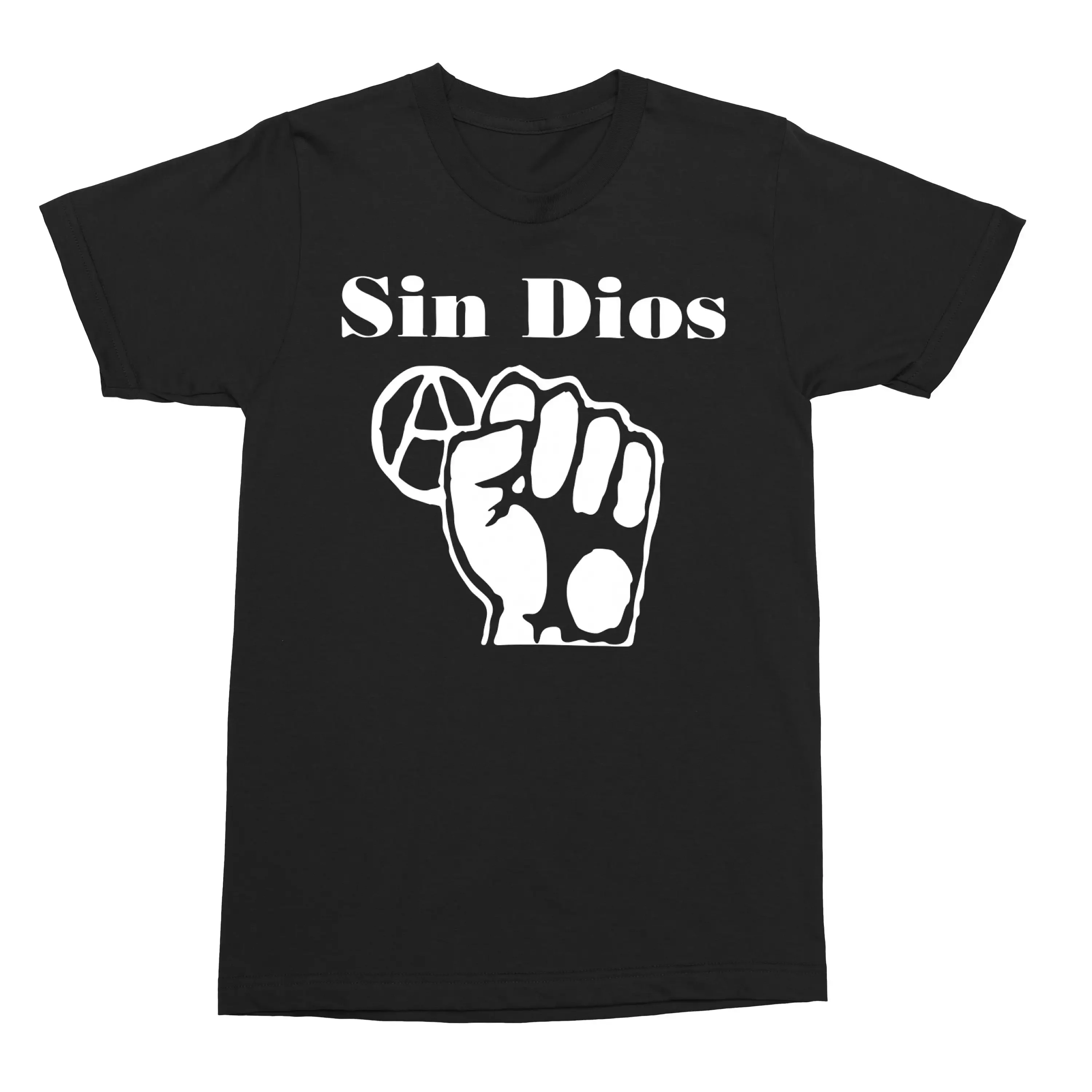 Sin Dios 'Resistance' T Shirt Punk Crust Spanish HC Political Los Crudos Resist Misery