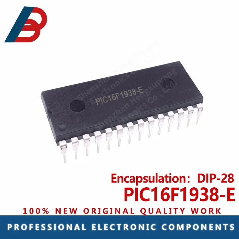 5PCS PIC16F1938-E package DIP-28 microcontroller 8-bit chips