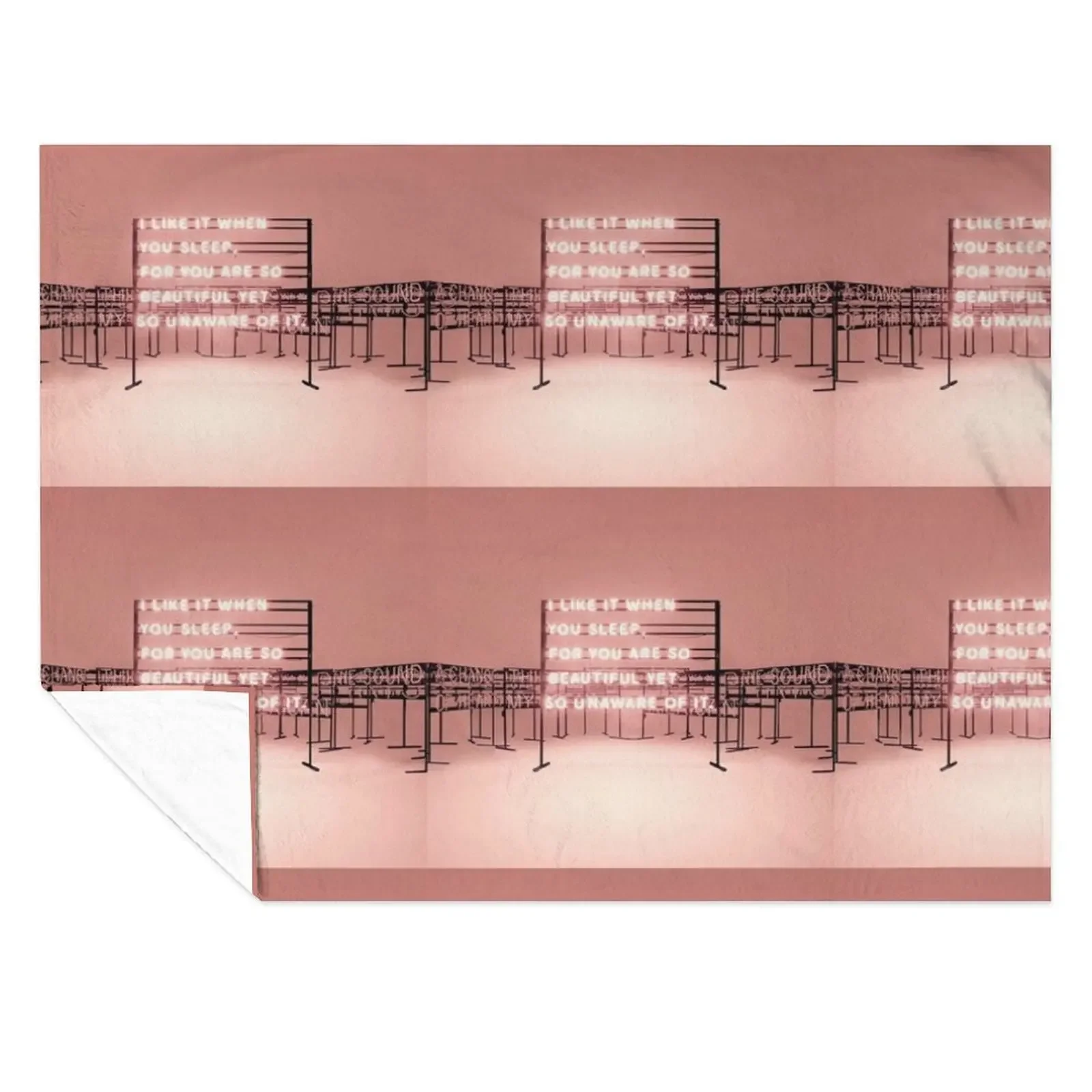 

THE 1975 - I like it when you sleep for you are so beautiful yet so unaware of it. Throw Blanket Designers Moving Cute Blankets