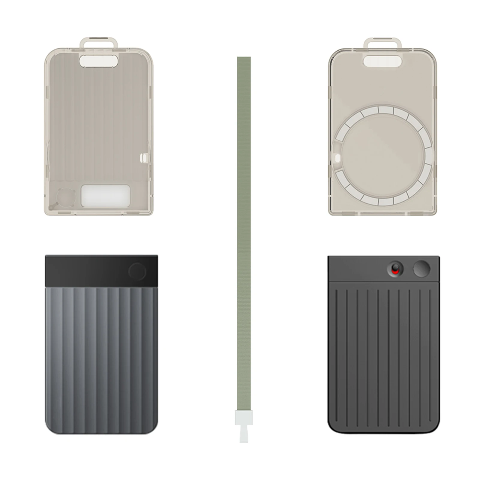 Shockproof Voice Recorder Cover with Lanyard Anti-Scratch Voice Recorder Case for PLAUD Note/Plaud Note Pro Recording Device