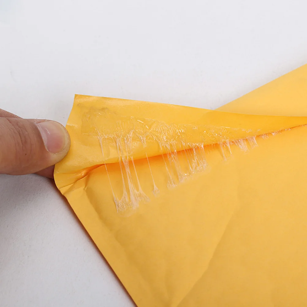Buste di carta Kraft imbottite a bolle da 100 pezzi, leggere, impermeabili, autosigillanti, buste postali, imballaggi protettivi