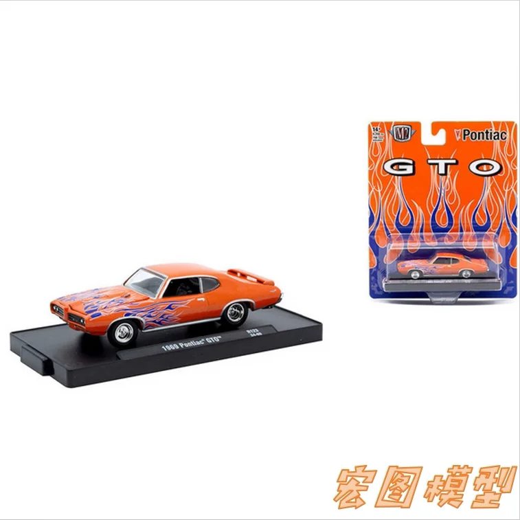 

M2 Machines 1:64 1969 Pontiac GTO diecast alloy car model Children's toys and gifts