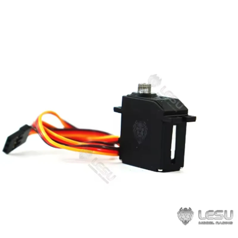 

LESU Digital Servo 12g/3.3kg Torque Servo 12g Digital Steering Gear Titanium Alloy Metal Gear For Tamiya Truck 770S FH16 Arocs