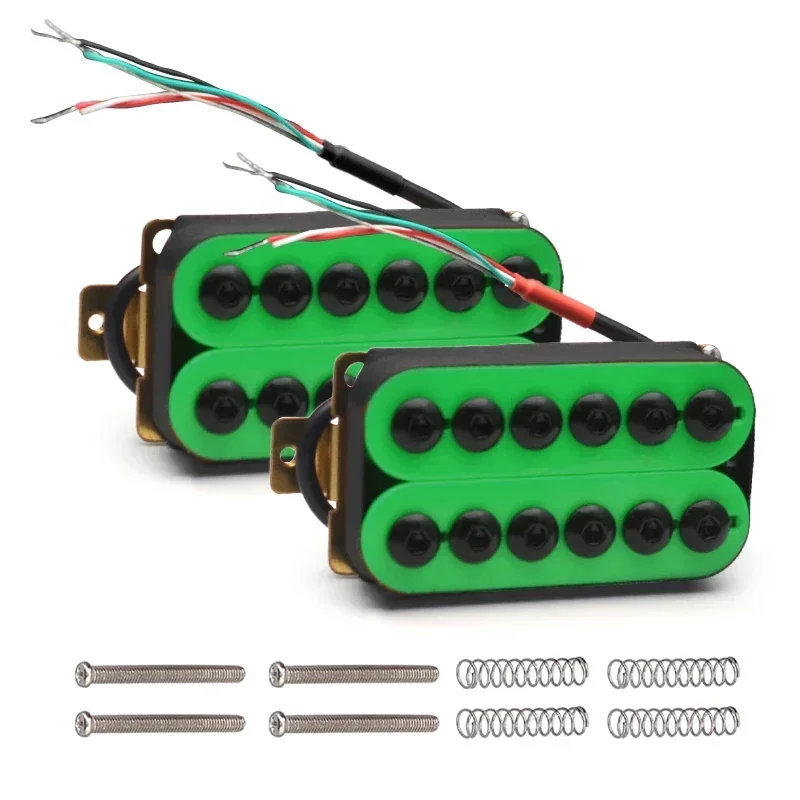 

Adjustable Metal Double Coil Electric Guitar Pickups Humbucker Punk Neck/Bridge Pickup
