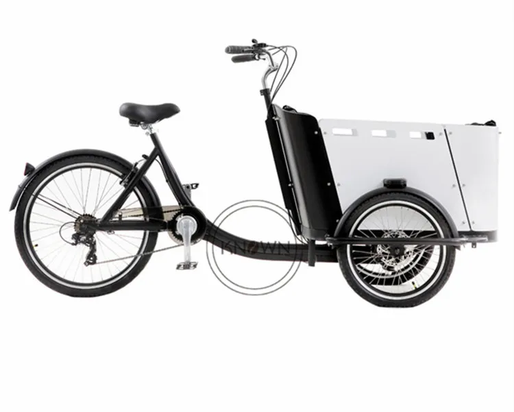 Cargo Bike Electric Non-Electric Outdoor Tricycle Retro Three Wheel Bike Manned Cart Street Mobile Shop Truck