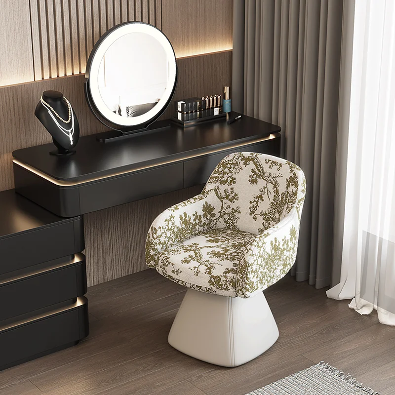 

Makeup chair household light luxury dining table chair master design antique bedroom makeup stool