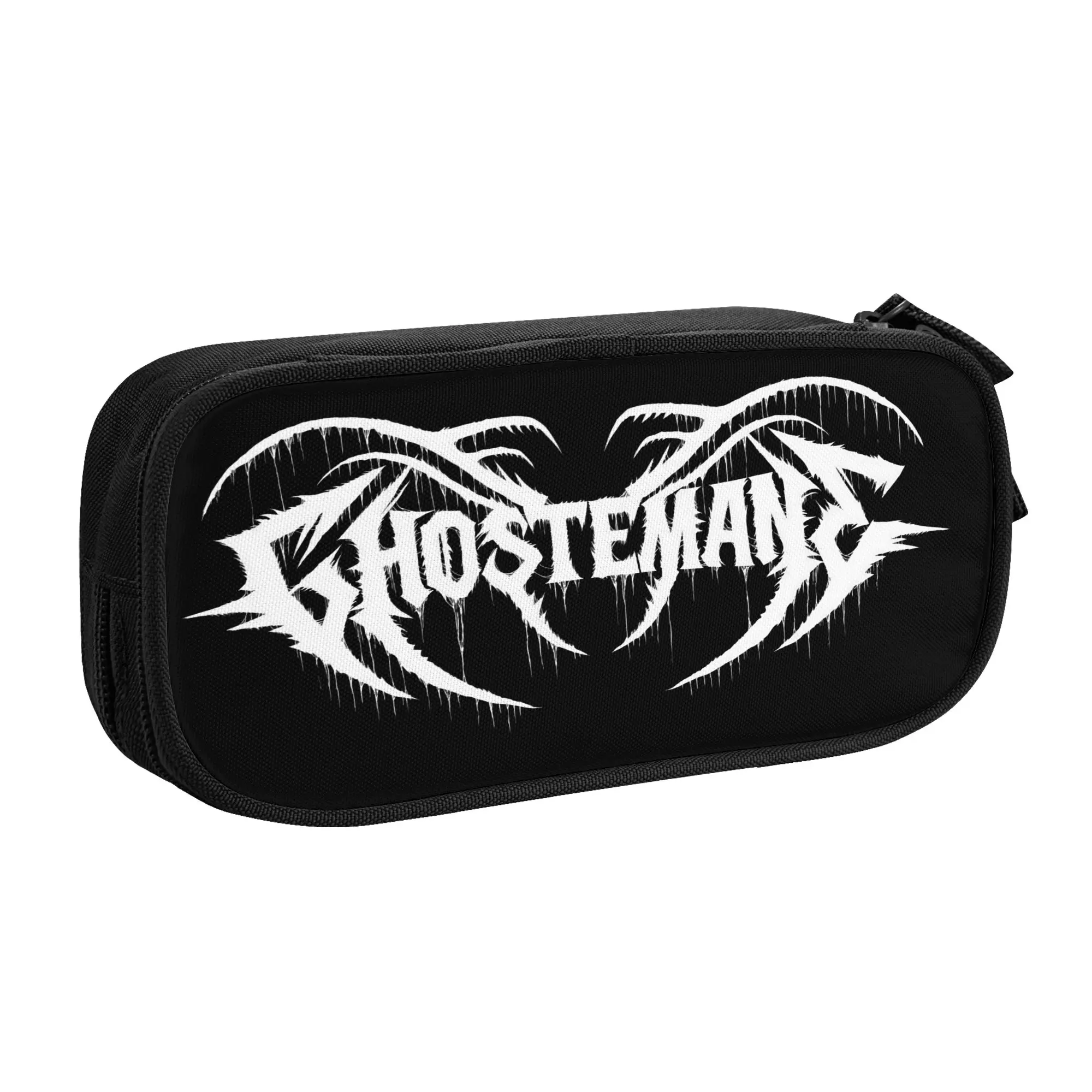 Rapper Heavy Metal Hip Hop Music Ghostemane  Pencil Cases for Girls Boys Large Capacity  Pen Bag Box Stationery