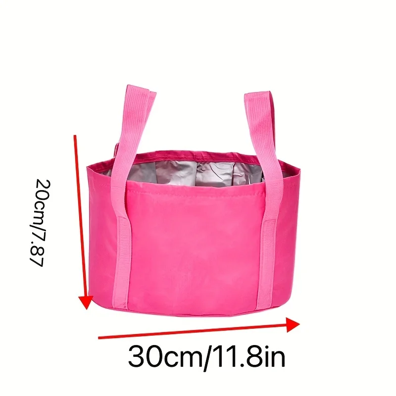 Portable foot soaking multifunctional Oxford cloth foldable bubble bag bucket foot bucket water basin beauty tool