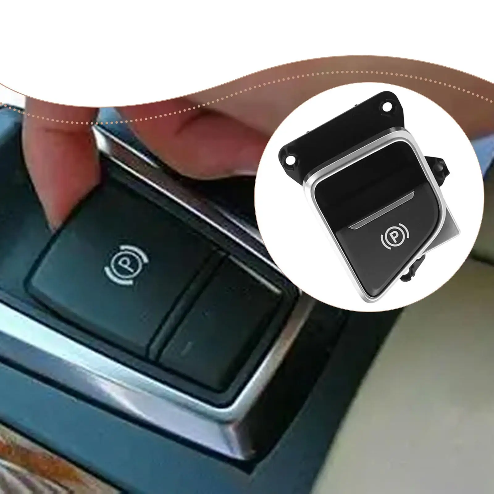 

Electronic Auto Hand Brake Button Parking Switch Auto 93766-a5000 Black Parking Brake Switch for GT for i30 2012-16(lhd)