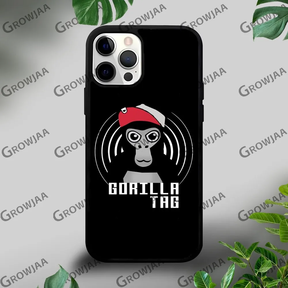 Funda rígida para teléfono móvil iPhone, carcasa con diseño de Game g-gorilla Tags para iPhone 16, 15, 14, 13, 12, 11 Pro, Xs Max, Mini Plus