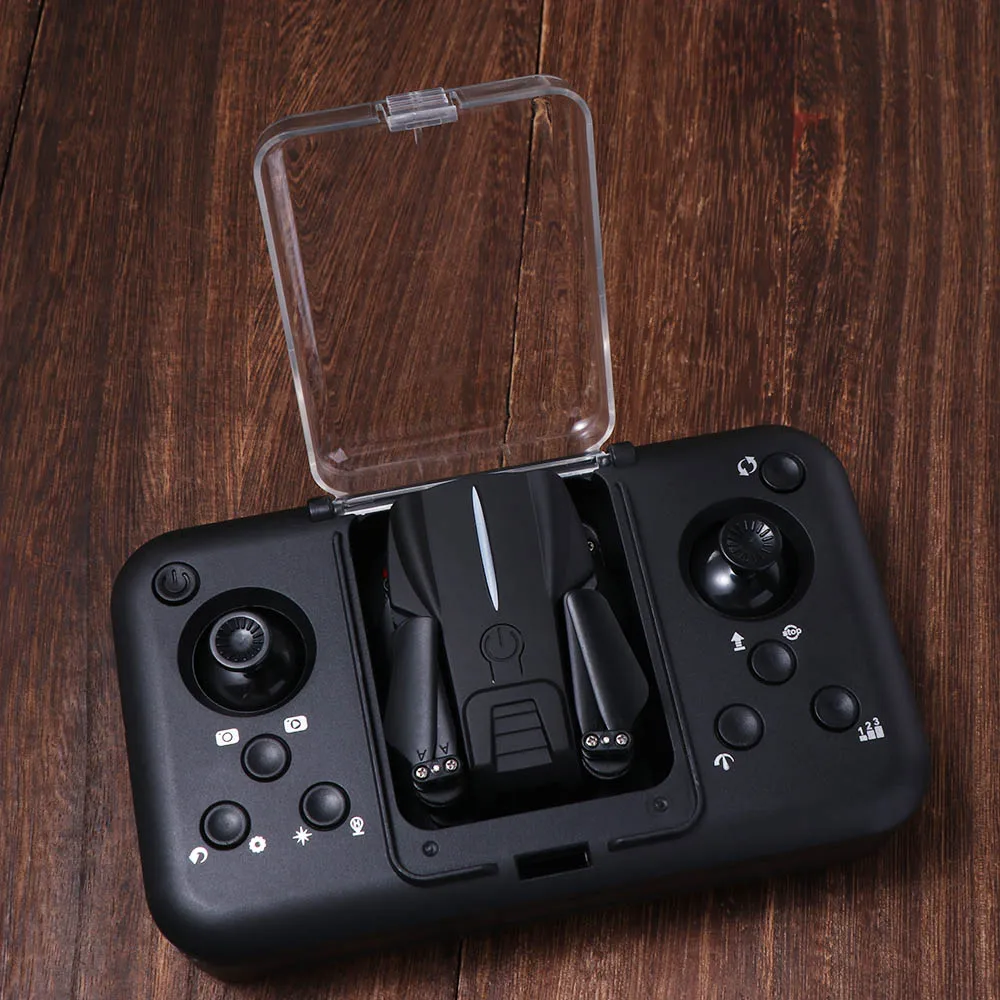 RC Helicopter ABS Remote Control Airplane Toy Aerial Photo Four-axis K10 Mini Drone 2.4G Durable Camera FPV RC Drones Kids Gifts