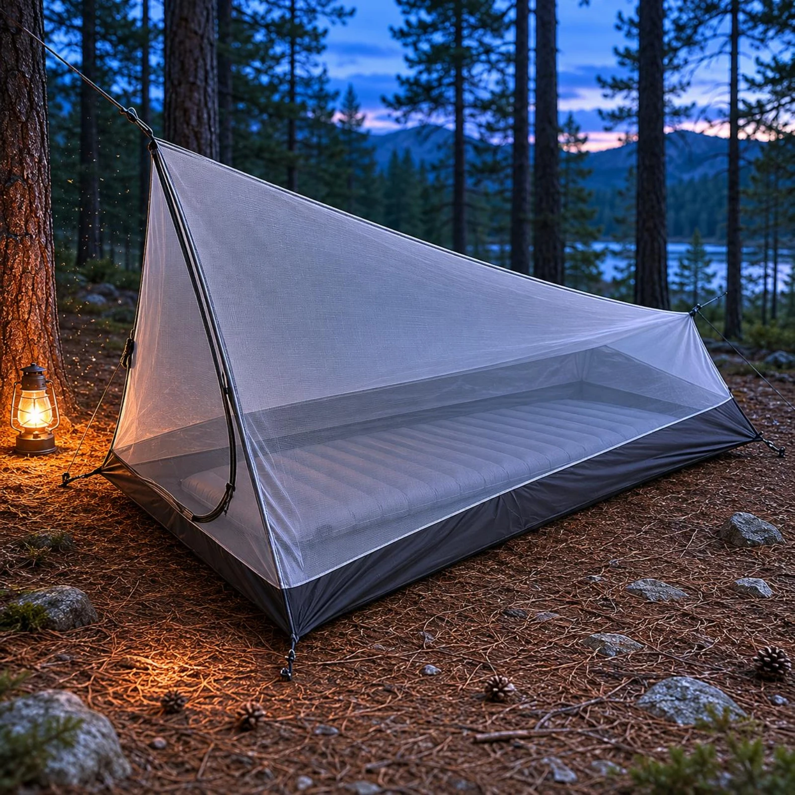 Solo Mesh Tent Black Base Mesh Tent Shelter Tapered Shape Outdoor Gear Bug Protection
