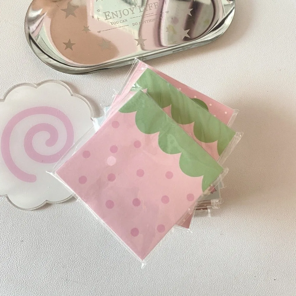 Cute 50 Sheets Memo Pad Portable Tear-Off Scratch Note Pads Strawberry Fish Cake Pocket Notebook Students