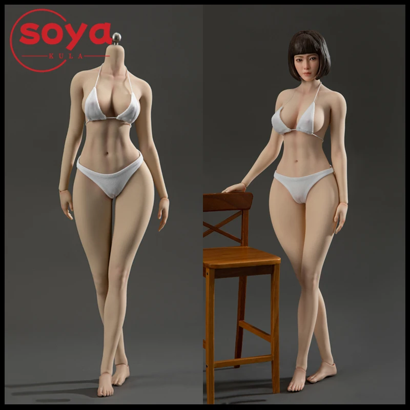 

True1Toys TR1026 1/6 Scale Super Movable Platinum Silicone Body 28.5cm Big Breast White Light Wheat Seamless Action Figure