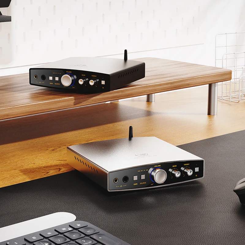 

SHANLING EH2 Desktop Headphone Amplifier 24-bit R2R DAC Bluetooth 5.2 LDAC Hi-Res Audio Decoder with PCM768 DSD512 Support