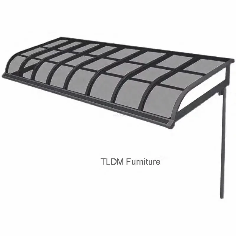 Home Courtyard Tent Eaves Rain Protection Aluminum Alloy Gazebos Villa Awning Rainproof Sunscreen Pergola Balcony Outdoor Canopy