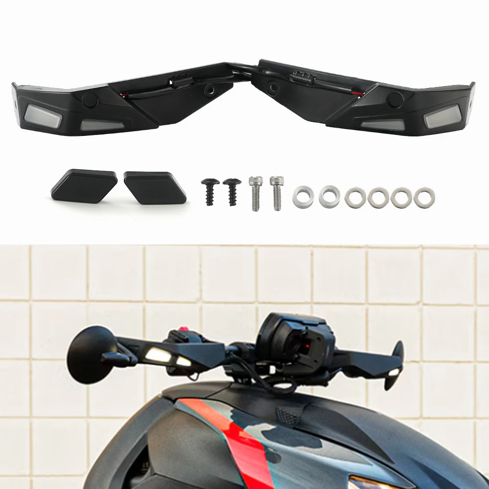 Handbar Guard Handguards LED Lights Lamps Light Up Kit For Can-Am Ryker 600 900 Sport Rally All Models Accessories 219400820