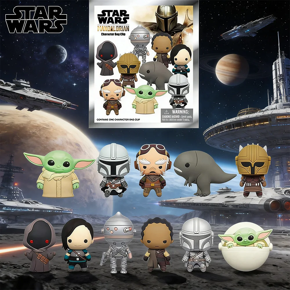 1 Stück Offiziell Lizenzierte Star Wars Überraschungstüte 3D-Figur Taschenanhänger Zufällige Anime-Figur Sammler-Schlüsselanhänger Geburtstagsgeschenk