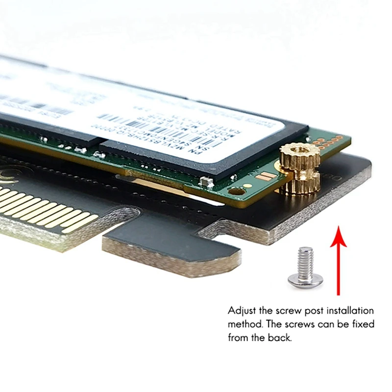2x Erweiterungs karte m.2 nvme ssd to pcie 3,0x16/x8/x4 Desktop-SSD-Adapter karten unterstützung Größe ssd