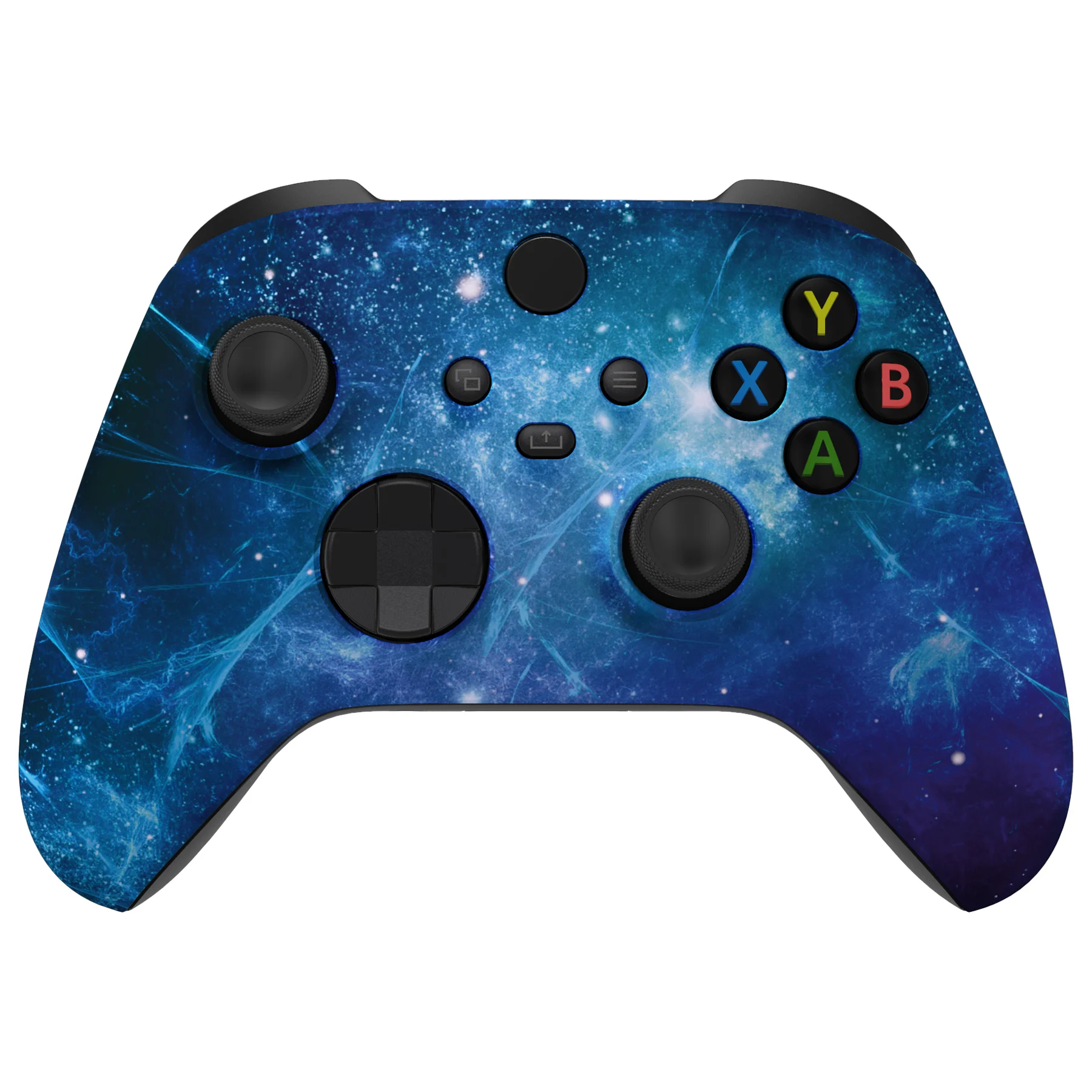eXtremeRate Custom Pattern Part Faceplate, Soft Touch Grip Front Housing Shell Case for Xbox Series X/S (Xbox Core) Controller