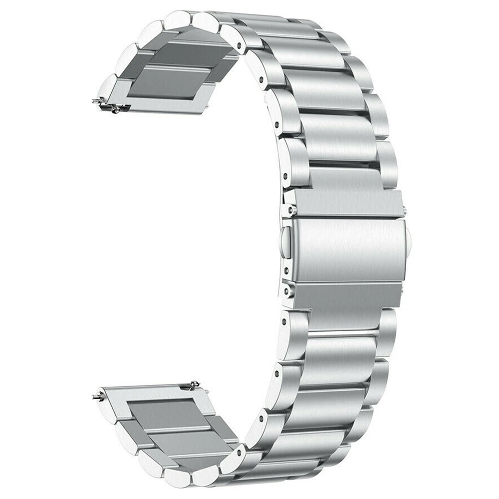 

For Huawei Watch 3 / Watch 3 Pro 316L Stainless Steel Watch Strap 22mm Replacement Wrist Band - Silver