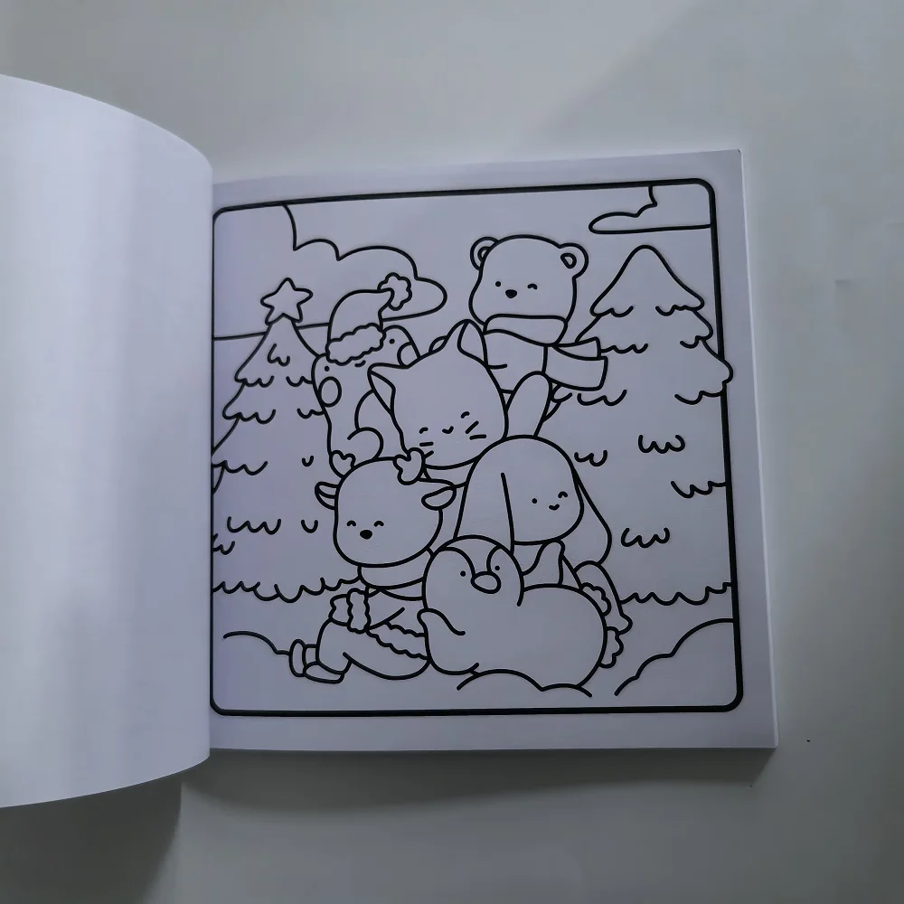 Cute & Cozy Xmas Coloring Book for Adults - a Perfect Gift Christmas Party And Birthday Creative Drawing