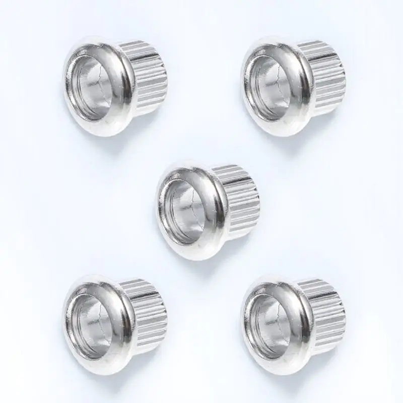 

6pcs Electric Guitar String Ferrule Replacement Metal Tuning Peg Bushings Adapter For Vintage Guitar Fixing Winder