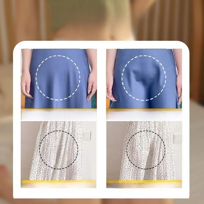 

Ice Silk Se Pants Women's Summer Thin Abdomen Double Layer Bloing Sl No Roll Base Pants Women