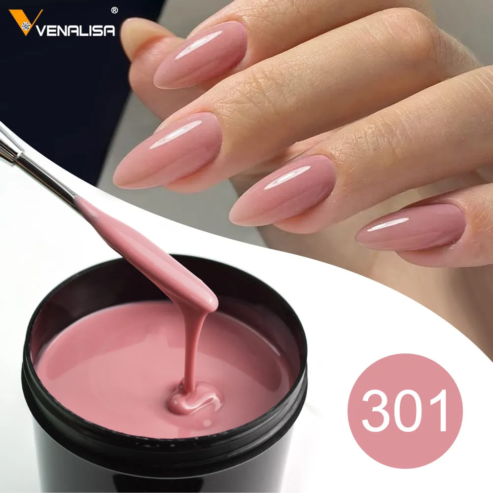 225g Venalisa Camouflage Refillment Gel Soak Off UV LED Builder Extension Jelly Gel Fast Construction Building Nail Gel Polish