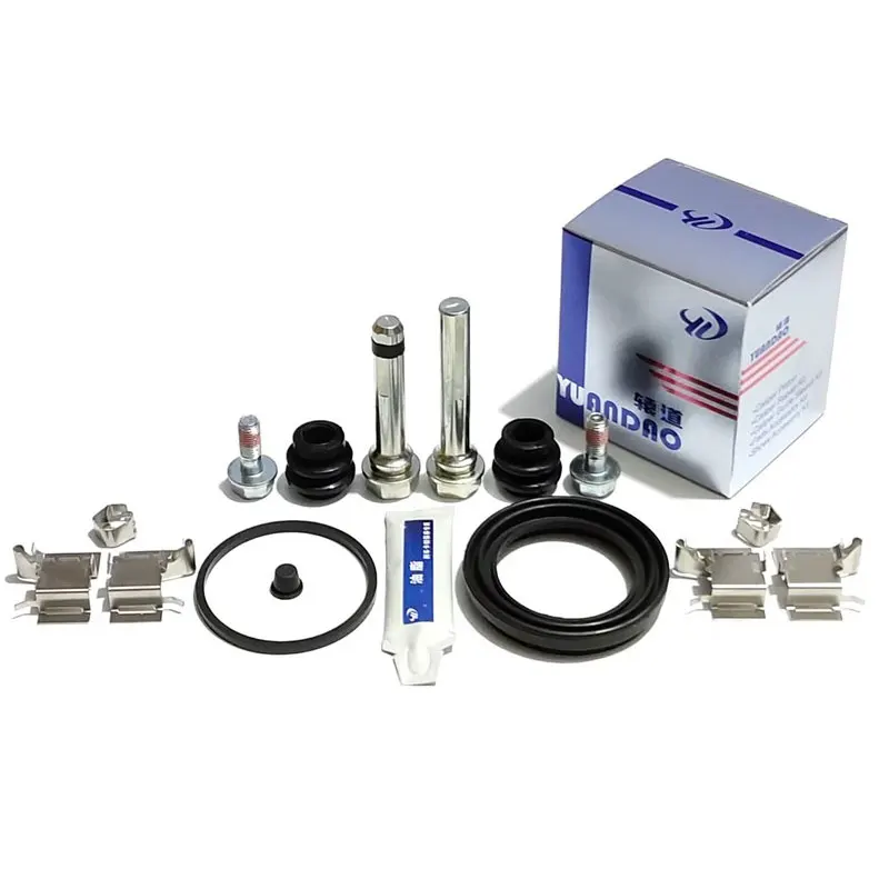 For Mazda 6 GJ GL Atenza Front Wheel Brake Cylinder Repair Kit Caliper Screws Guide Pins Dust Boots Springs 1pc