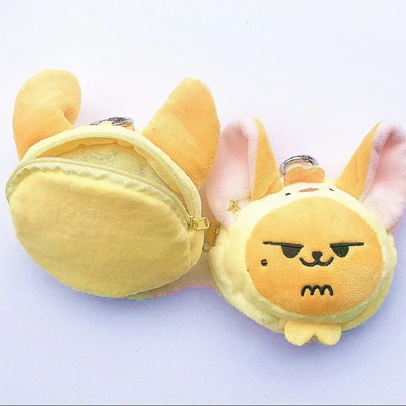 TXT Dolls Kpop Cute Soobin Beomgyu PPULBATU wallet  Keyrings bag Keychain Rings Plush Bag Pendant