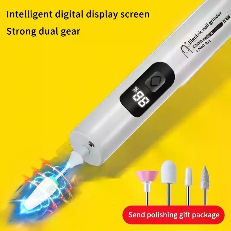 Wireless Electric Nail Polisher Exfoliator Nail Drill 35000RPM Manicure Cutter Nail Repair Pedicure Milling Cutter Polisher