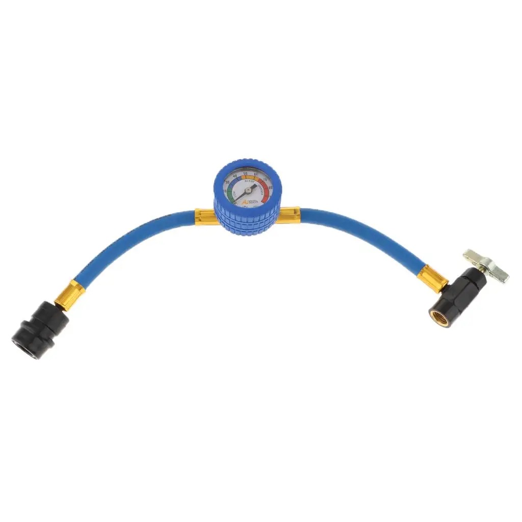 R134A Air Conditioning Recharge Measuring Hose Gauge Refrigerant Pipe Auto Car Air-conditioning Accessories