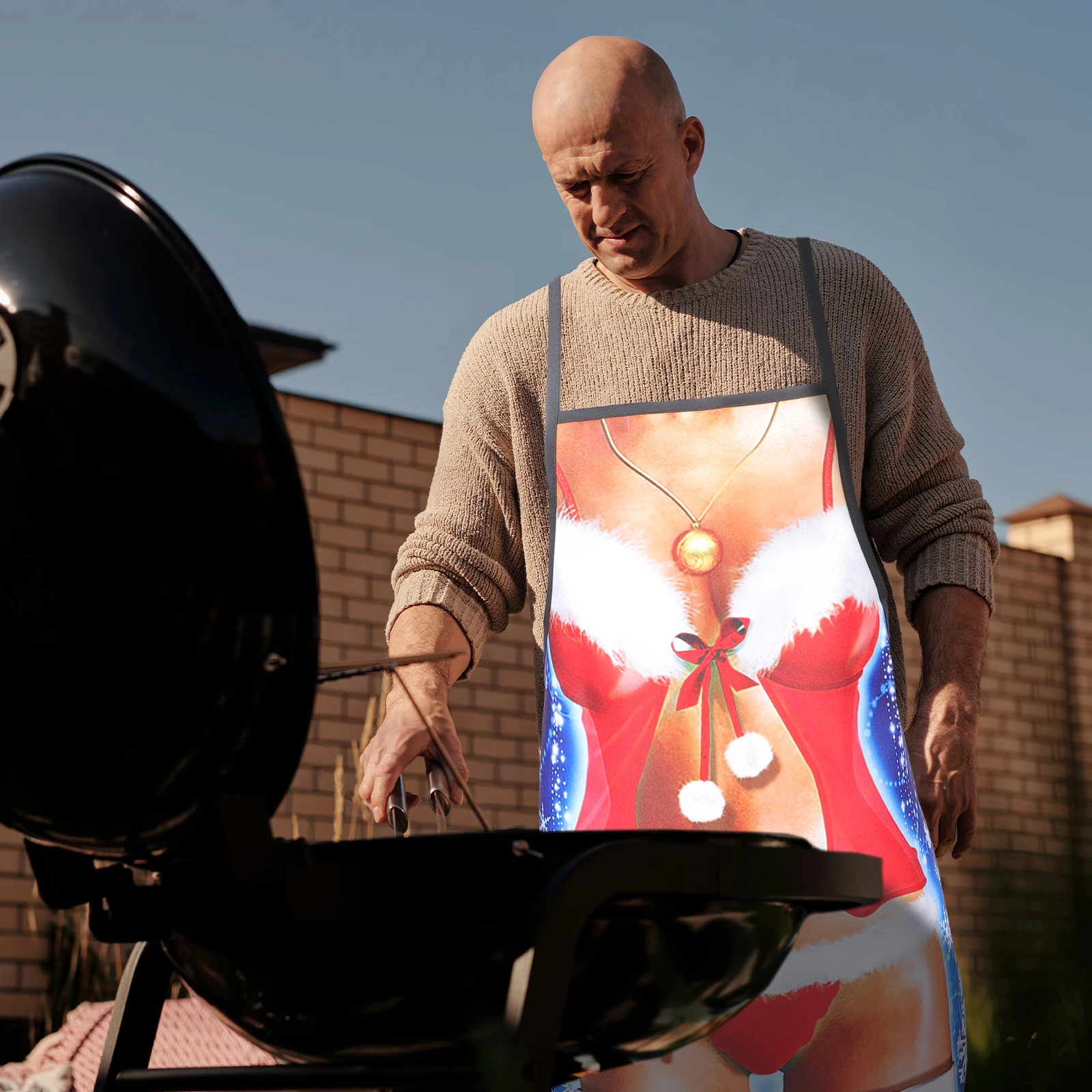

Christmas Apron Cute Aprons Holiday for Cooking Women Baking Funny Universal Personality