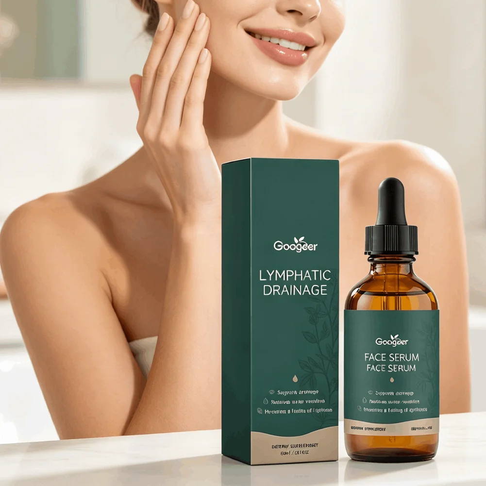 Natural Lymphatic Drainage Liquid Drops Rich Plant Extract Balance Oil Water Relieve Edema Skin Care Wellness Supplement 60ml