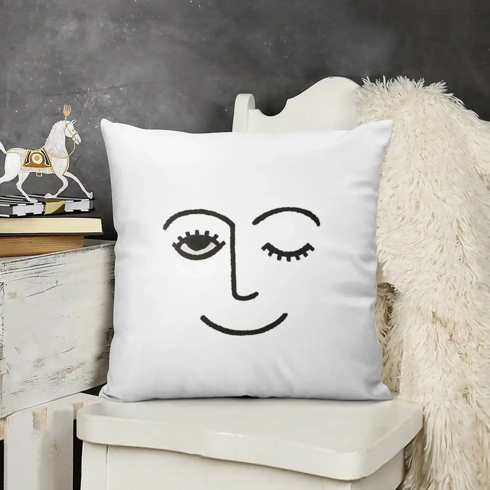 winky Throw Pillow Cushion Cover Christmas Pillow Cases Cushions For Sofa pillow