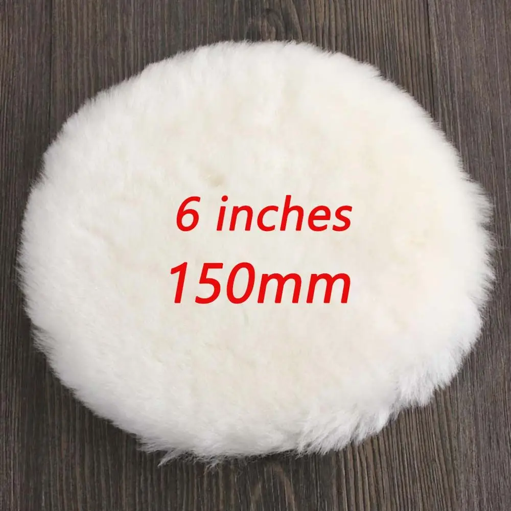 Reusable Imitated Wool Paint Care Buffing Waxing Self-Adhesive Disc Wool Sponge Pad Car Polishing Disc Car Beauty Tool
