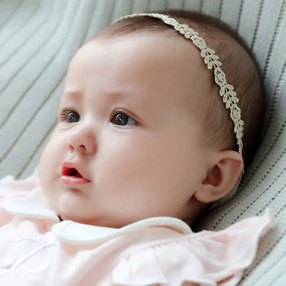 

6 Pcs Elastic 's Headband Newborn Headbands Girl Hairband Toddler Accessories Lace Floral for Girls