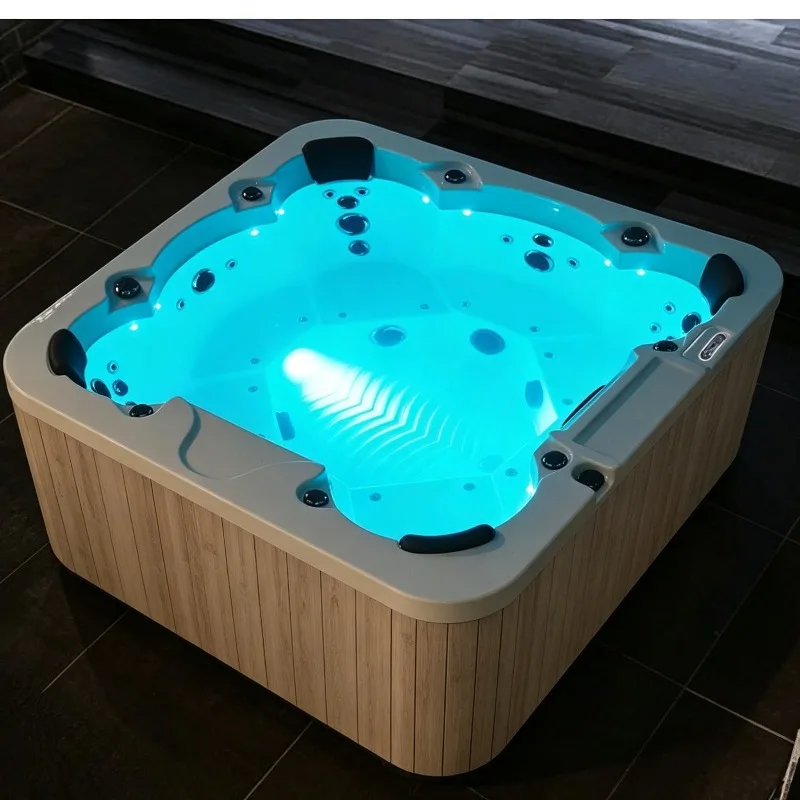 CE certified spa bath factory Hot Tub Modern Design Adult Massage Soaking Spa Hot Sale for Bathroom Use Whirlpool Bathtub