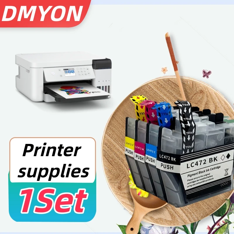 

4 шт. LC472XL LC472 совместимый картридж для принтеров Brother MFC-J2340DW MFC-J3540DW MFC-J3940, 4 цветных картриджа