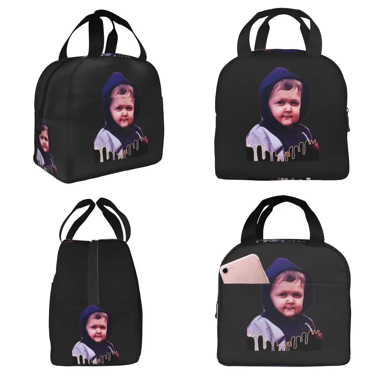 Hasbulla Magomedov Insulated Lunch Bag for Kids School Cooler Thermal Food Box Tote Portable Lunch Boxes Container