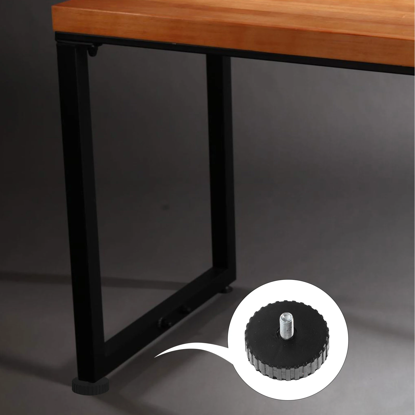 

20pcs Adjustable Cabinet Feet 48Mm Furniture Levelers Rubber Tread For Table Desk Workbench Legs Leveling Feet Furniture Legs