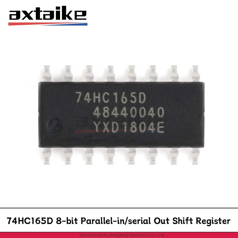 20PCS 74HC165D SOP-16 74HC165 SN74HC165DR HC165 SMD 8-bit Parallel-in/serial Out Shift Register IC