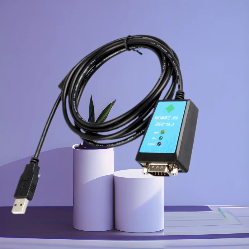 

USB to RS232 Serial Cable 9-Pin Male for Scale Printer Data Transfer Cable Scale POS Industrial Devices Connectors Magnetic Ring