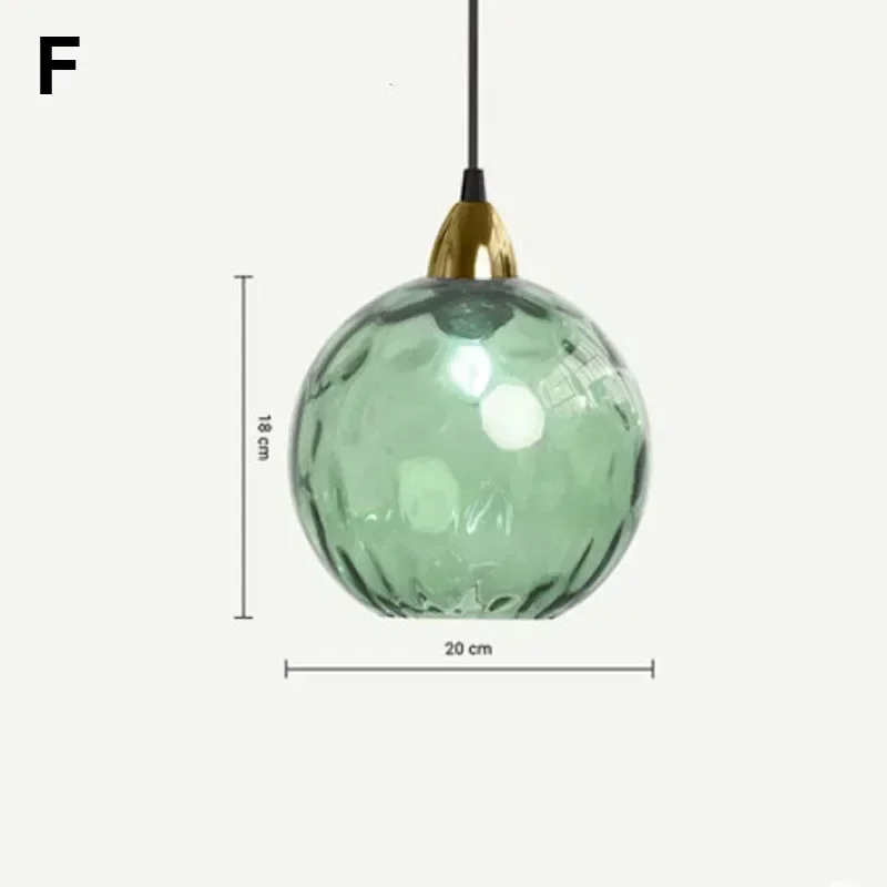 Moderne hanglamp met Scandinavisch gekleurd glas, kroonluchter voor woonkamer, eetkamer, slaapkamer, kamerdecoratie, huisdecoratie