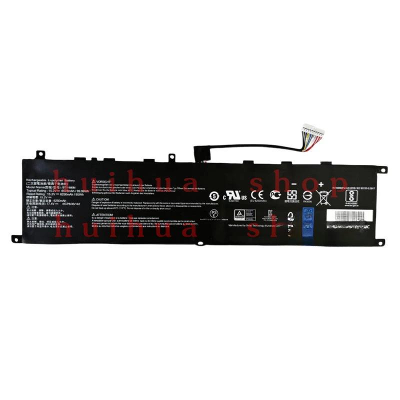 

BTY-M6M Battery for MSI GS66 Stealth 10SF 10SFS 10SGS GE66 Raider 10SD 10SE GE76