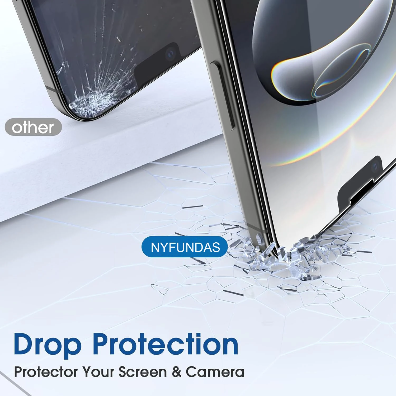 Tempered Glass Screen Protector Cover For iPhone 16e 16 E 15 Pro Max 14 Plus 13 Mini 12 11 Phone Camera Lens Protection Flim