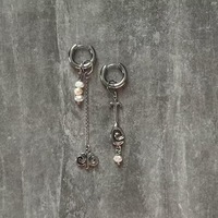 Pearl Earrings Retro Charm Decoration Ear Buckle Jewelry