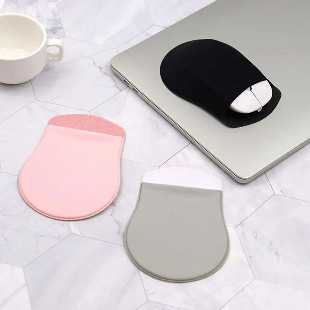 Slim Mouse Holder Laptop Mouse Pouch Protector Self-Adhesive Design No Glue Residue Universal Portable Mouse Storage Sleeve